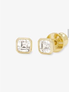 Melinda Maria Gold 4mm Stud Earrings